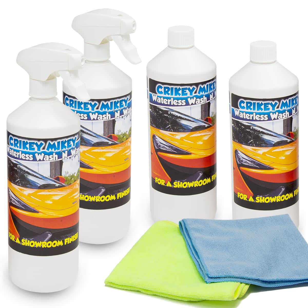 Crikey Mikey Ultra Waterless Wash 'n' Wax 4 Litres | Crikey Mikey